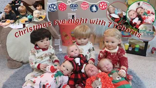 Christmas Eve Night Routine With ALL My Reborns | Vlogmas WK 4