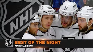 Kopitar's first four-goal game, Couture's OT winner own the night