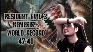 RESIDENT EVIL 3 NEMESIS% WORLD RECORD 47:40