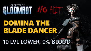 V Rising - Domina the Blade Dancer | No Hit, 10 Levels Lower, Frail | Gloomrot Boss Kill