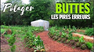 😌 PERMACULTURE MES 12 PIRES ERREURS A NE PAS FAIRE AVEC VOS BUTTES AU JARDIN POTAGER