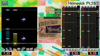 GITADORA / Homesick Pt.2&3 - EXTREME (GUITARFREAKS 8thMIX & drummania 7thMIX)