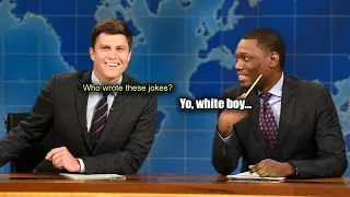 Colin Jost and Michael Che Trolling Each Other for 9 Minutes