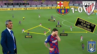 Bilbao STIFLE Setien's Tactics and Messi | Barcelona vs Athletic Bilbao 1-0 | Tactical Analysis