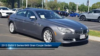 2013 BMW 6 Series 640i Gran Coupe Sedan San Jose  Palo Alto  Hayward  San Mateo  Fremont