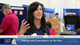 Visiting with Lawmakers at the Fair