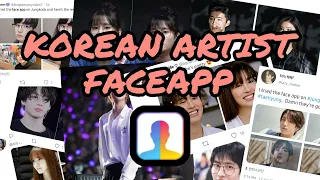 KOREAN ARTIST FACEAPP | #TrendingNow #FaceApp #Giveaway