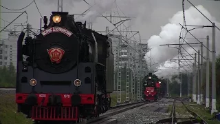 Steam Locomotives Паровозы на ЭКСПО - 1520 (2015) (с 31 августа по 5 сентября)