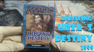 Magic Vintage Unboxing 117: URZA´S DESTINY (1999) Theme Deck ENCHANTER Magic the Gathering MtG