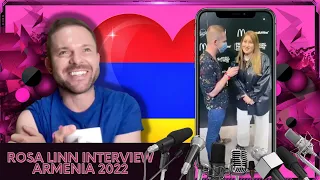 INTERVIEW |  Rosa Linn 'Snap' | Armenia Eurovision 2022 | PrePartyES 2022 | ESC 2022