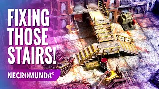 HOW TO Create Clip-fit Necromunda Zone Mortalis Stairs!