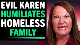 Evil KAREN Humiliates Homeless Family For Being Poor, What Happens Next Is Shocking!