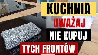 👉✅ Jakie fronty kuchenne wybrać lakier czy akryl Test frontów kuchennych  Czarny połysk ❌