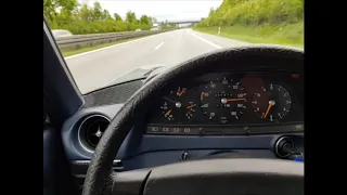 W123 300 OM617 Saugdiesel Beschleunigung acceleration