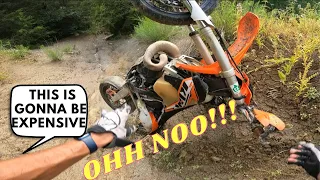 SUPERMOTO OFF ROAD WENT BADLY