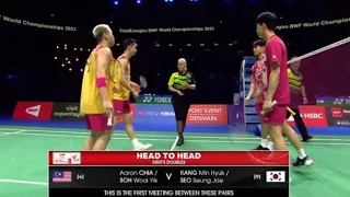 Asian Games 2023 Hongzhou ~MD~Aroon Chia/Soh Wooi Yik vs Kang Min Hyuk/Seo Seung Jae - Men's Team