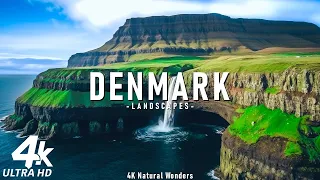 FLYING OVER THE DENMARK 4K UHD - Relaxing Music Along With Beautiful Nature Videos - 4K Video HD
