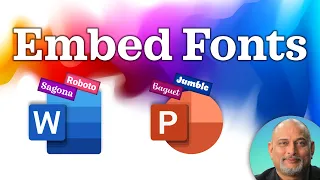 How to embed fonts in PowerPoint #shorts