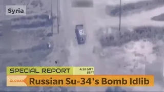 Russian Su-34's Bomb Idlib