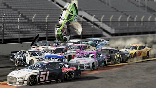 NASCAR Racing Crashes #40 - BeamNG Drive