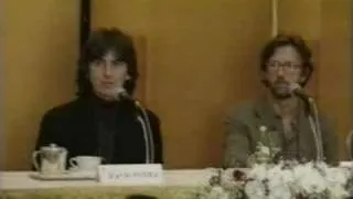 GeorgeHarrison EricClapton Pressconference In Japan 91 2_4