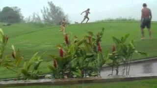 Laird Hamilton Playing in the Rain