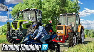 Motorcycle tour on OLD STREAM FARM ! | 10 BEST MODS of the week! (Farming Simulator 22)