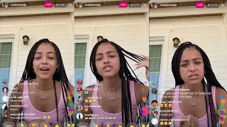 Malu Trevejo On Instagram Live | June 25th, 2020