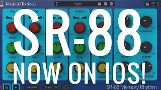 AudioThing SR-88 Memory Rhythm Drum Machine // Now on iOS! // Walkthrough & Review