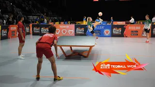 Hungary vs Thailand - Women's Doubles (Group Stages) - Teqball World Championships 2022 Nuremberg