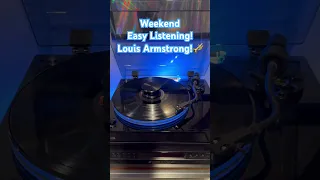 Weekend Easy Listening Experience🎺#LouisArmstrong  #WhatAWonderfulWorld #vinylcommunity #vc #music