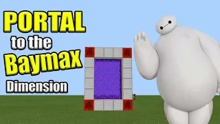 PORTAL to the BAYMAX DIMENSION | Minecraft PE