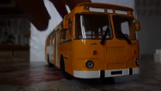 Обзор масштабной модели автобуса ЛиАЗ 677м (поздний).