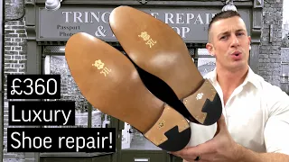 Edward Green Luxury Shoe Repair | Plus How we do a hidden stitch