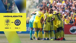 HIGHLIGHTS: Nashville SC 1 - 1 Philadelphia Union