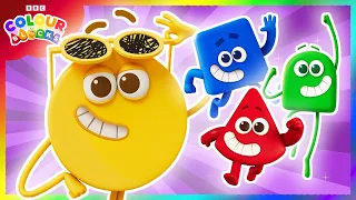 Colour Party: Red, Blue, Yellow & Green Sing-Along  | Kids Learn Colours |