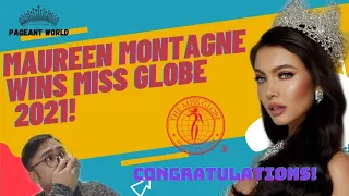 MAUREEN MONTAGNE FULL PERFORMANCE AND CROWNING MOMENTS MISS GLOBE 2021