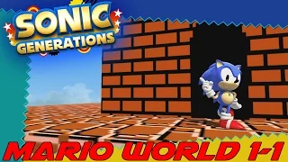 Sonic Generations PC - Super Mario Bros Project 1-1