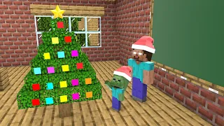 MERRY CHRISTMAS (VERSION 1) - SCP AND MONSTER - MONSTER SCHOOL MINECRAFT