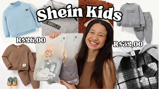 Comprinhas de inverno na Shein kids para baby menino / Linha Cozy Cob / só roupa estilosas🧣🍂