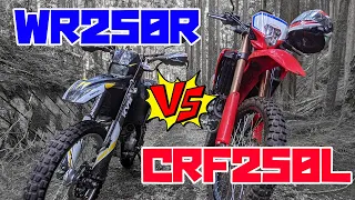 納車即オフ！新型CRF250L(s)とWR250Rを林道で比較！令和に買うべきバイクはどっち…？