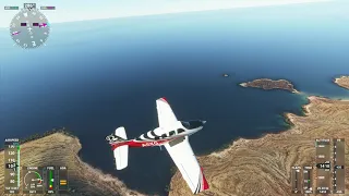 Microsoft Flight Simulator - Sorvolando Lampedusa