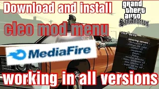 How to download cleo mod menu in GTA San Andreas android (mediafire) 100% working in all versions