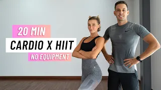 20 MIN FULL BODY HIIT CARDIO Workout for Max Fat Burn (No Equipment, No Repeats)