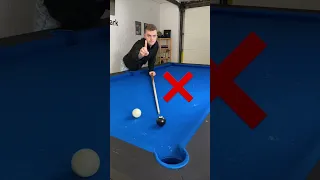 Pool lesson: how a beginner ❌ vs an expert would play this shot ✅ #billiards #billiard
