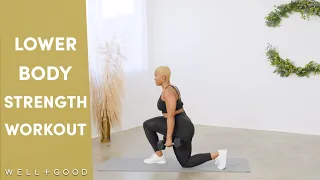 12 Minute Lower Body Strength Workout with Anissia Hughes | Trainer of the Month Club | Well+Good