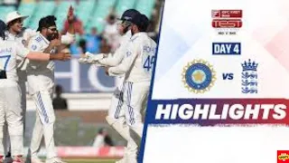 India vs England 3rd Test Day 4 Full Highlights 2024 | Ind vs Eng
