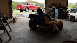 Replacing Drive Belt on Zero Turn Mower! DIY.