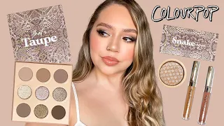 COLOURPOP THAT'S TAUPE COLLECTION | SWATCHES, REVIEW + TUTORIAL | Makeupbytreenz