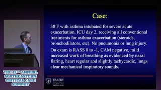 Management of vent asynchrony - Aaron Trammel, MD Msc